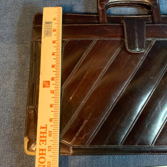 Vintage eel skin attaché case briefcase - Picture 10 of 10